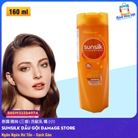 Dầu Gội SUNSILK Thái Damage Store (Chai 160ml)